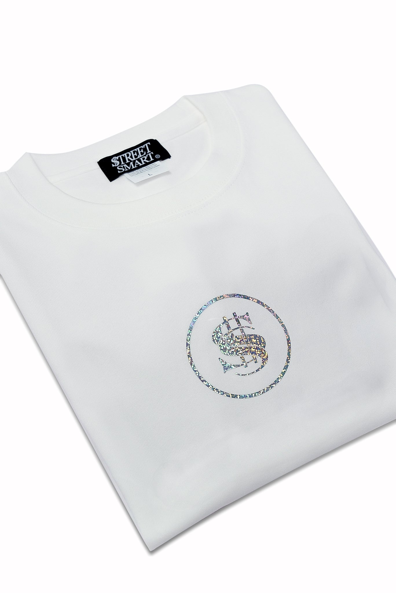 STREET SMART LOGO GLITTER TEE