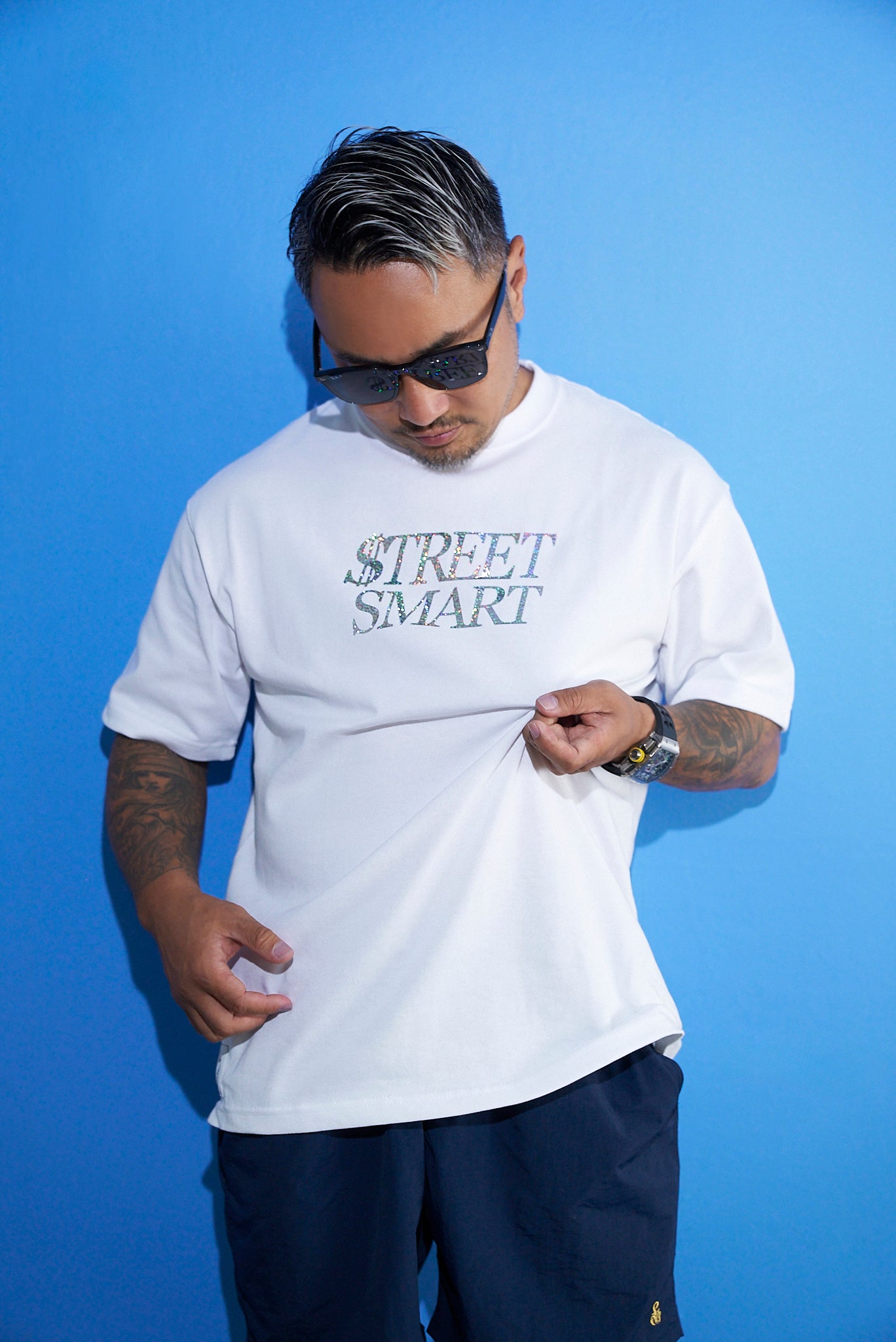 CLASSIC LOGO GLITTER TEE