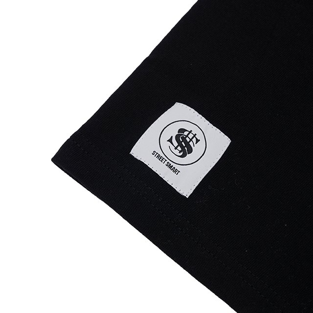 STREETSMART(ストリートスマート)CLASSIC LOGO TEE black front tag