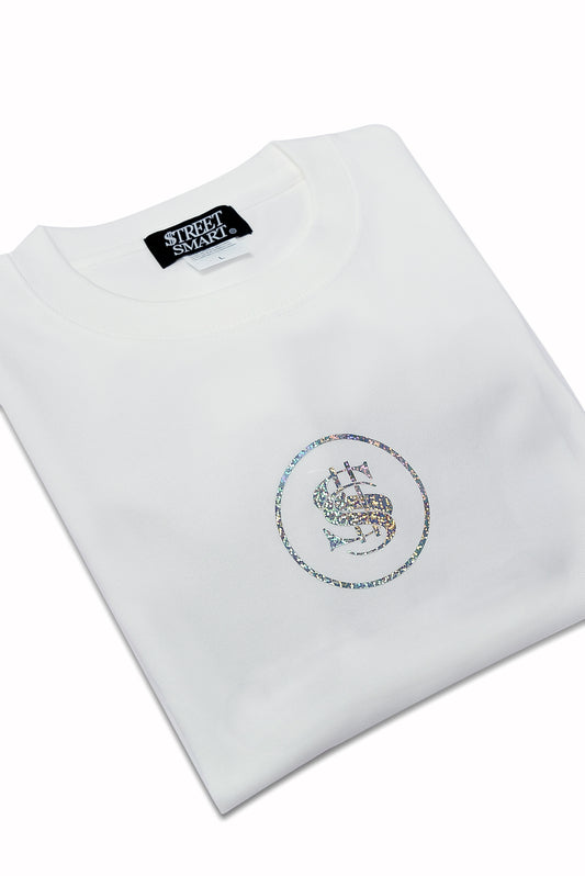 STREET SMART LOGO GLITTER TEE