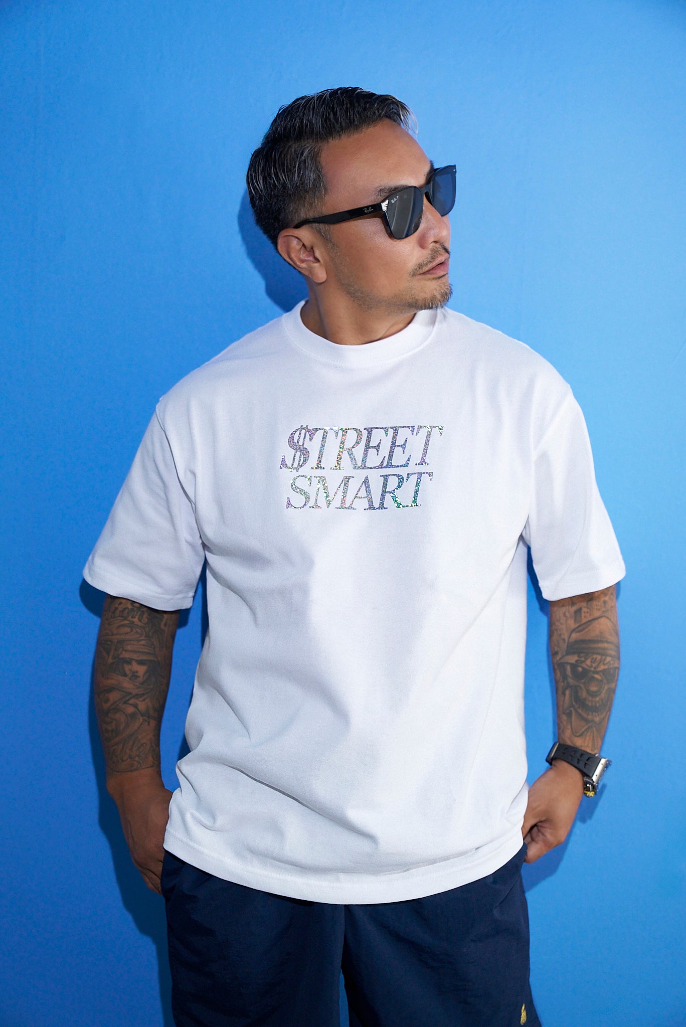 CLASSIC LOGO GLITTER TEE