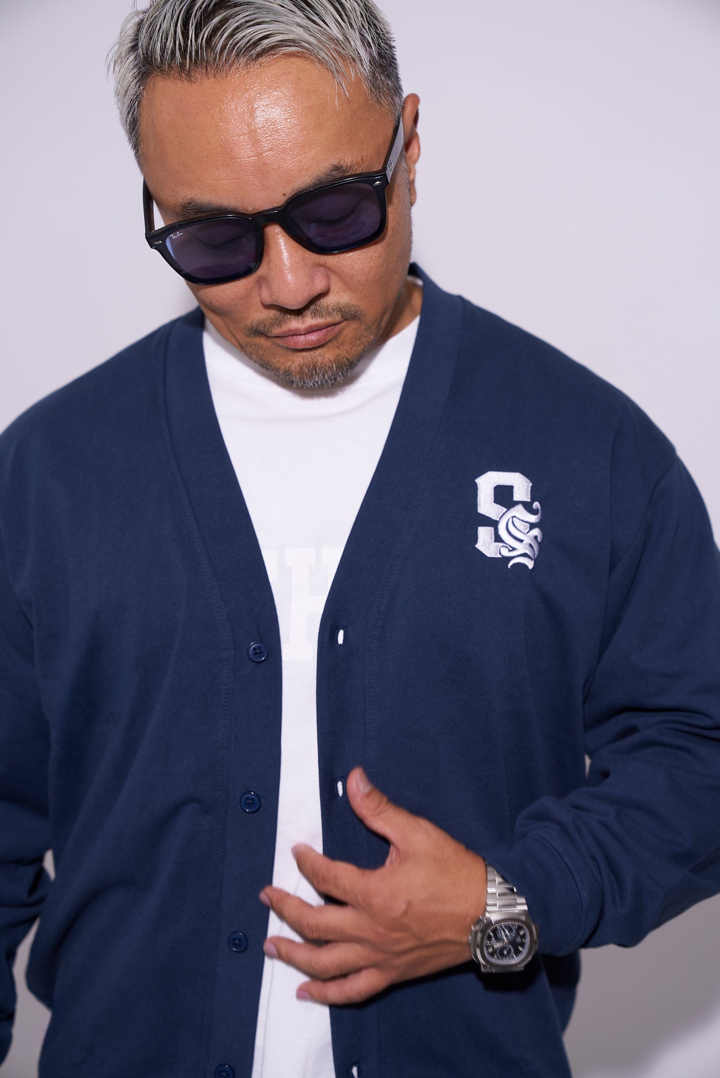 STREET SMART LOGO CARDIGAN