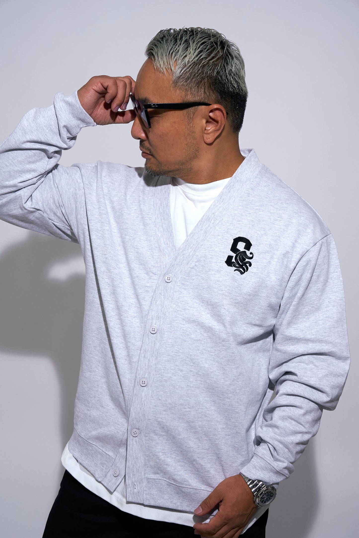STREET SMART LOGO CARDIGAN